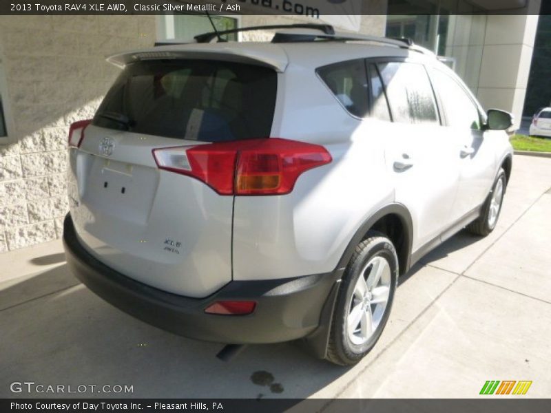 Classic Silver Metallic / Ash 2013 Toyota RAV4 XLE AWD