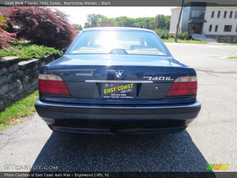 Biarritzblau Metallic / Black 1998 BMW 7 Series 740iL Sedan