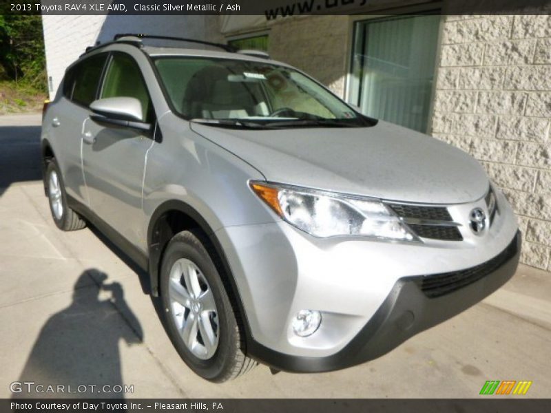 Classic Silver Metallic / Ash 2013 Toyota RAV4 XLE AWD
