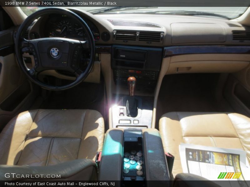 Biarritzblau Metallic / Black 1998 BMW 7 Series 740iL Sedan