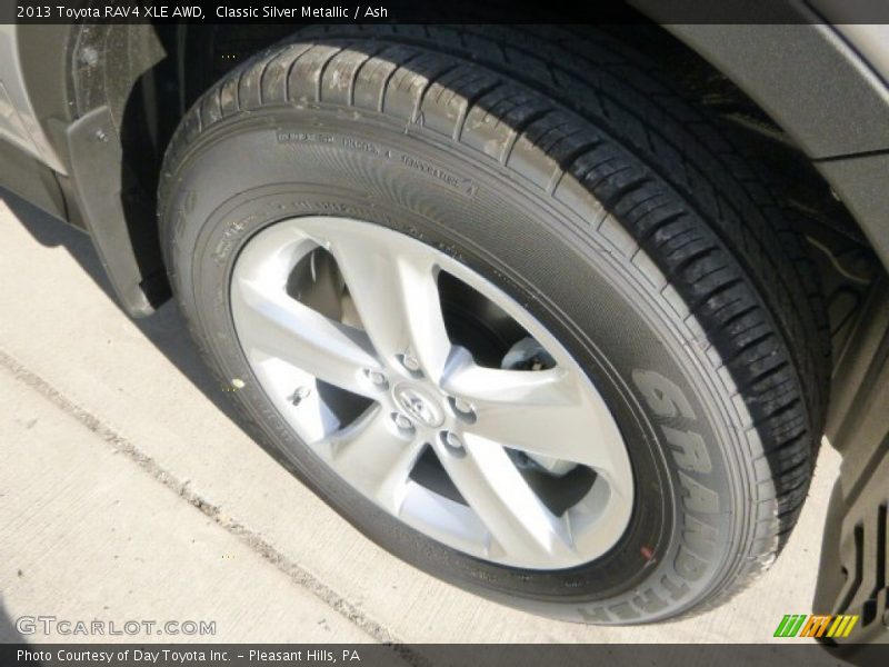 Classic Silver Metallic / Ash 2013 Toyota RAV4 XLE AWD