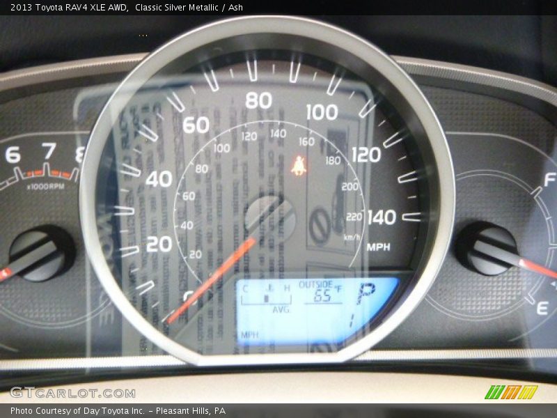 Classic Silver Metallic / Ash 2013 Toyota RAV4 XLE AWD