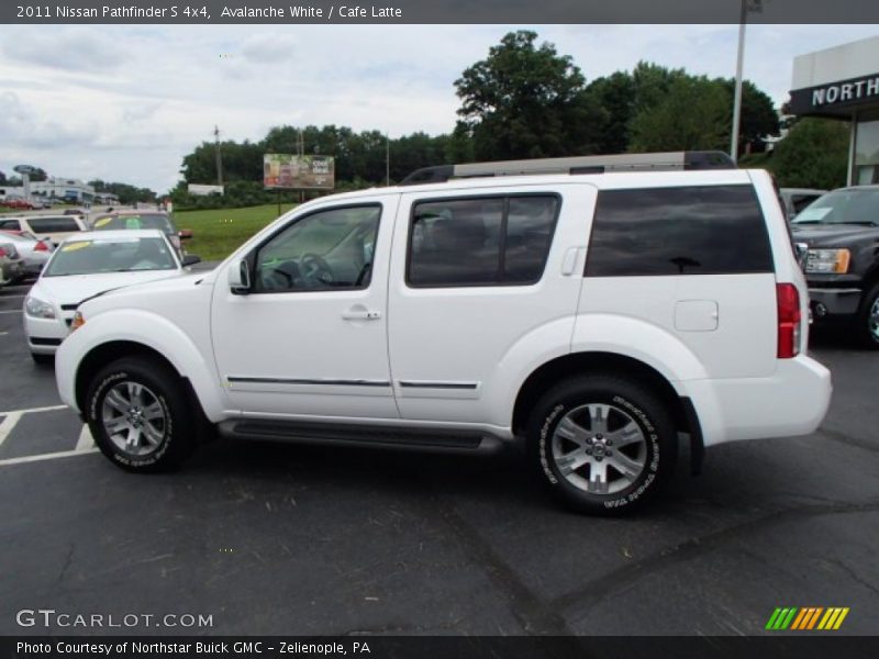 Avalanche White / Cafe Latte 2011 Nissan Pathfinder S 4x4