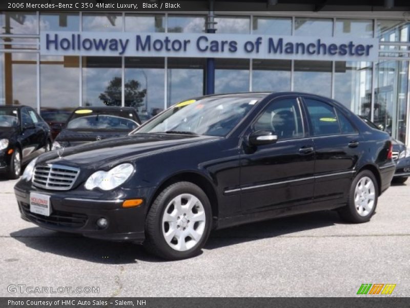 Black / Black 2006 Mercedes-Benz C 350 4Matic Luxury