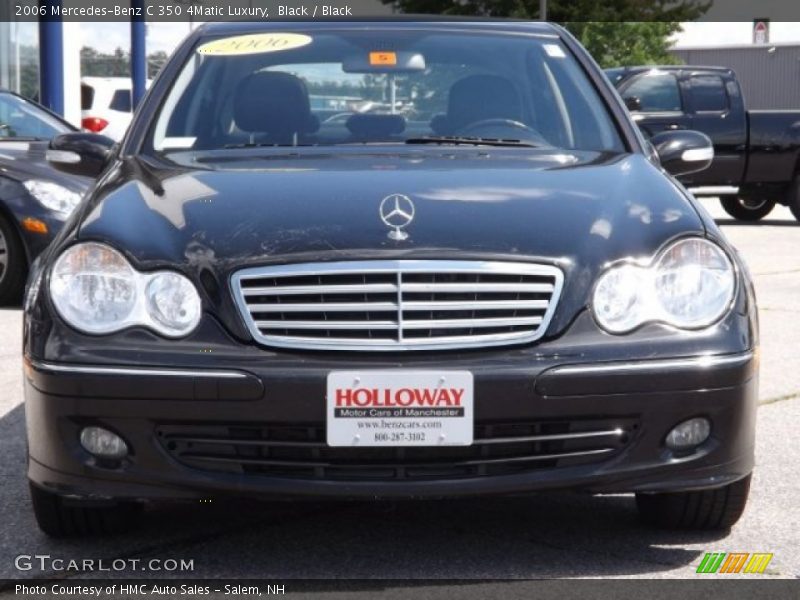 Black / Black 2006 Mercedes-Benz C 350 4Matic Luxury
