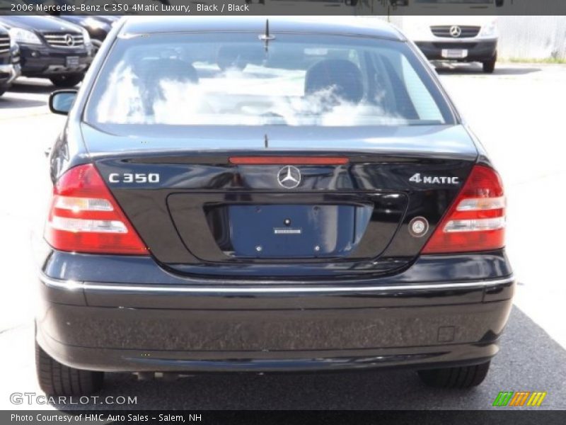 Black / Black 2006 Mercedes-Benz C 350 4Matic Luxury
