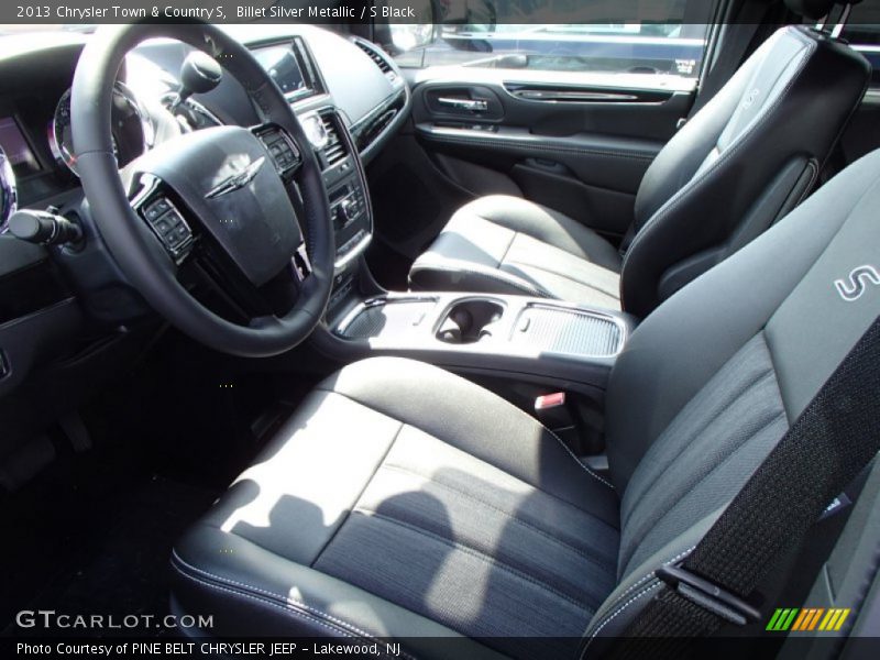  2013 Town & Country S S Black Interior