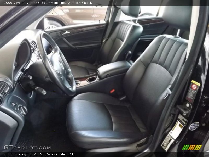 Black / Black 2006 Mercedes-Benz C 350 4Matic Luxury