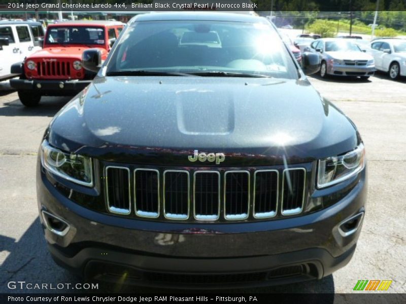 Brilliant Black Crystal Pearl / Morocco Black 2014 Jeep Grand Cherokee Laredo 4x4