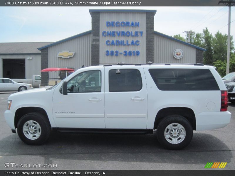 Summit White / Light Cashmere/Ebony 2008 Chevrolet Suburban 2500 LT 4x4