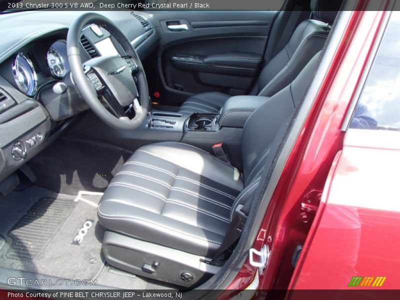 Deep Cherry Red Crystal Pearl / Black 2013 Chrysler 300 S V8 AWD