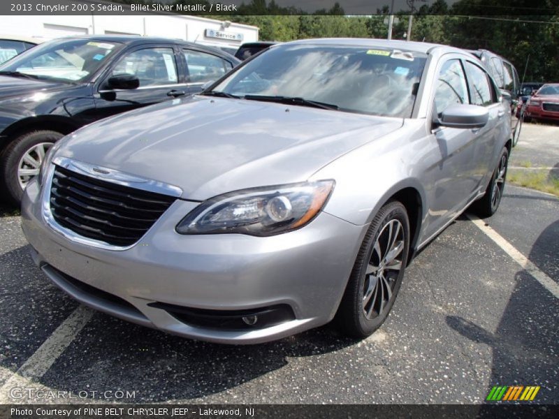 Billet Silver Metallic / Black 2013 Chrysler 200 S Sedan