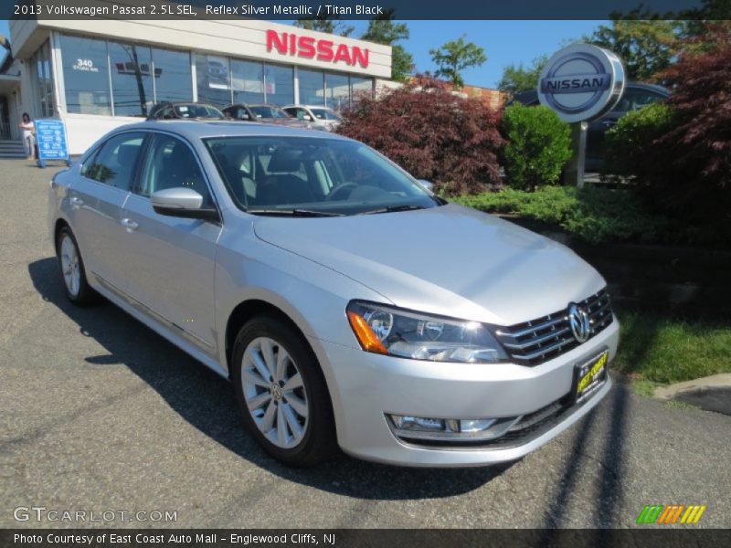 Reflex Silver Metallic / Titan Black 2013 Volkswagen Passat 2.5L SEL