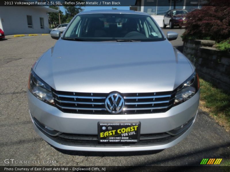 Reflex Silver Metallic / Titan Black 2013 Volkswagen Passat 2.5L SEL