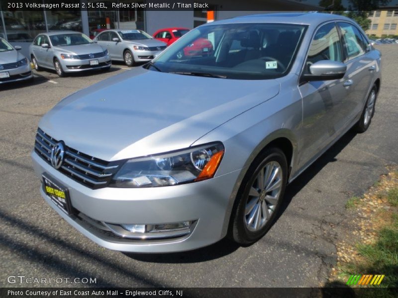 Reflex Silver Metallic / Titan Black 2013 Volkswagen Passat 2.5L SEL