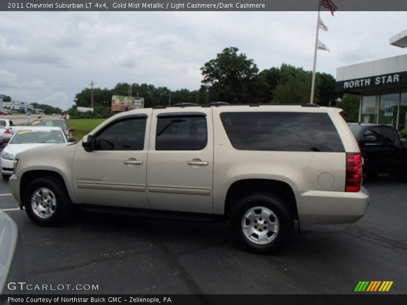 Gold Mist Metallic / Light Cashmere/Dark Cashmere 2011 Chevrolet Suburban LT 4x4