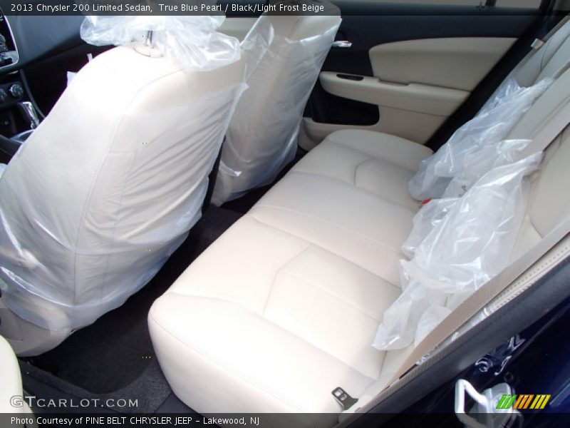 True Blue Pearl / Black/Light Frost Beige 2013 Chrysler 200 Limited Sedan
