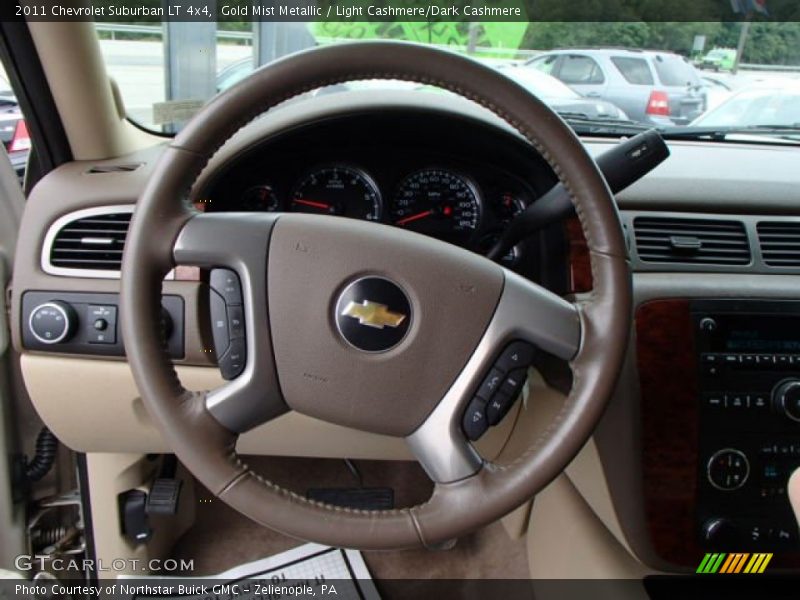 Gold Mist Metallic / Light Cashmere/Dark Cashmere 2011 Chevrolet Suburban LT 4x4