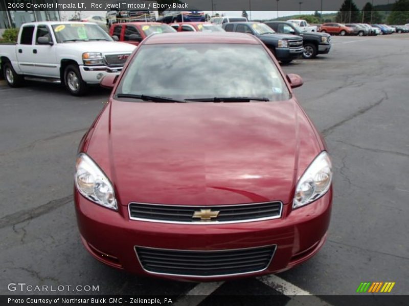 Red Jewel Tintcoat / Ebony Black 2008 Chevrolet Impala LT