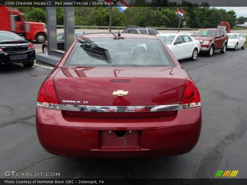 Red Jewel Tintcoat / Ebony Black 2008 Chevrolet Impala LT