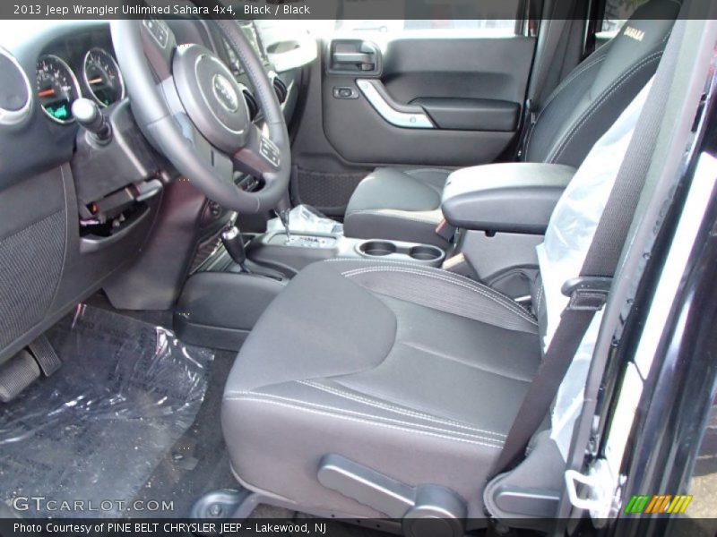Black / Black 2013 Jeep Wrangler Unlimited Sahara 4x4