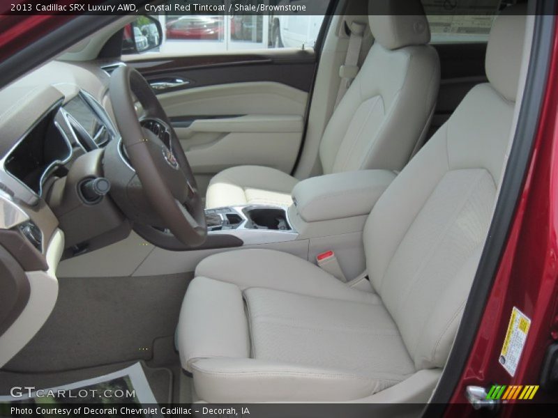 Crystal Red Tintcoat / Shale/Brownstone 2013 Cadillac SRX Luxury AWD