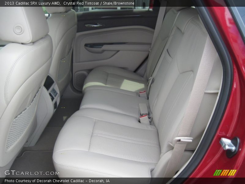 Crystal Red Tintcoat / Shale/Brownstone 2013 Cadillac SRX Luxury AWD