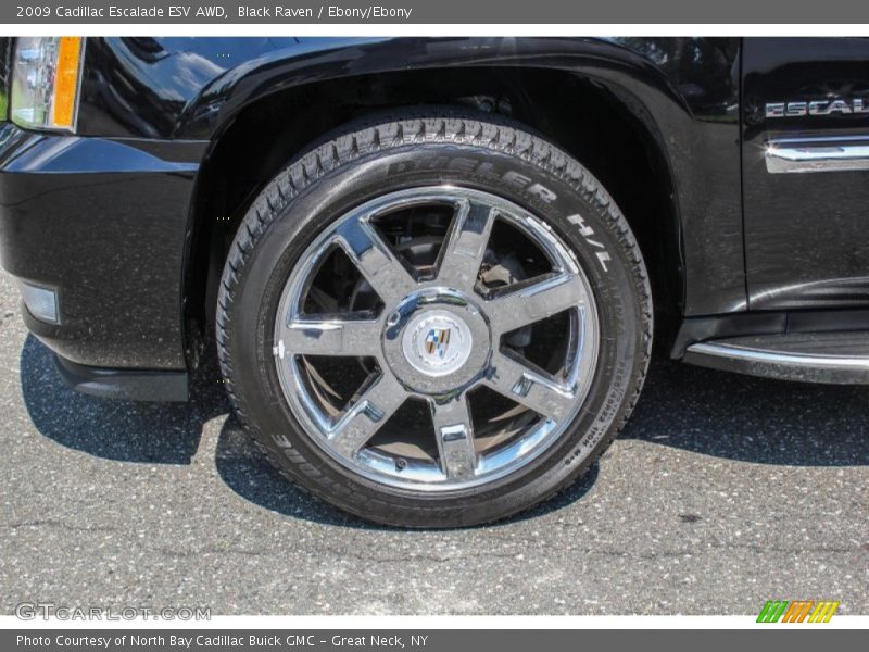 Black Raven / Ebony/Ebony 2009 Cadillac Escalade ESV AWD