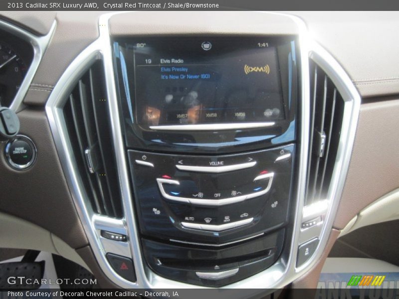 Crystal Red Tintcoat / Shale/Brownstone 2013 Cadillac SRX Luxury AWD
