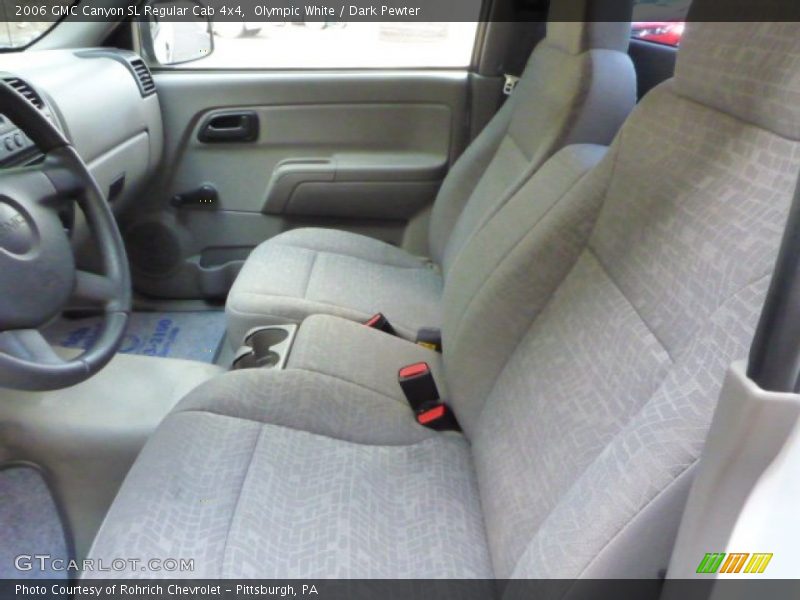 Olympic White / Dark Pewter 2006 GMC Canyon SL Regular Cab 4x4
