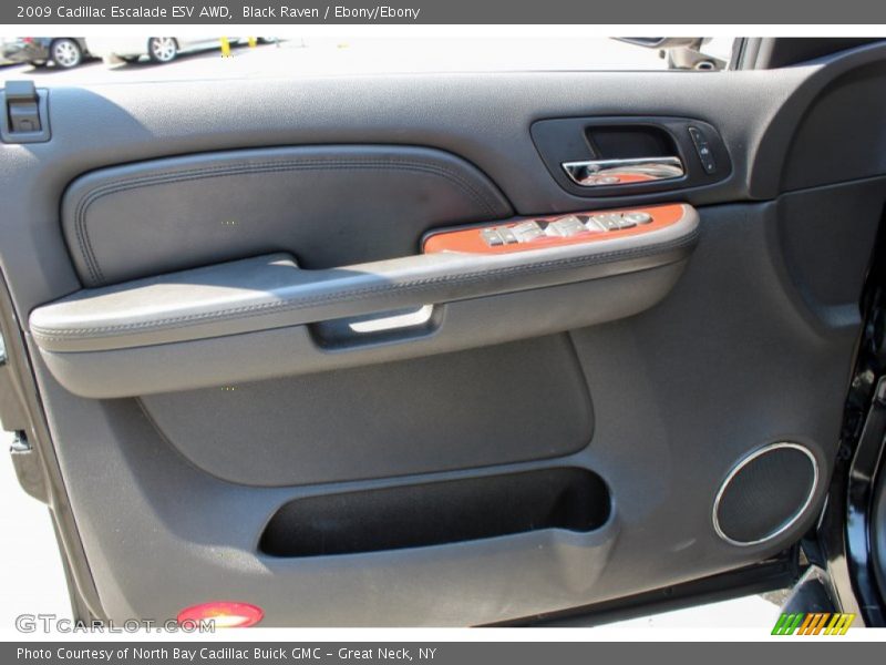 Black Raven / Ebony/Ebony 2009 Cadillac Escalade ESV AWD