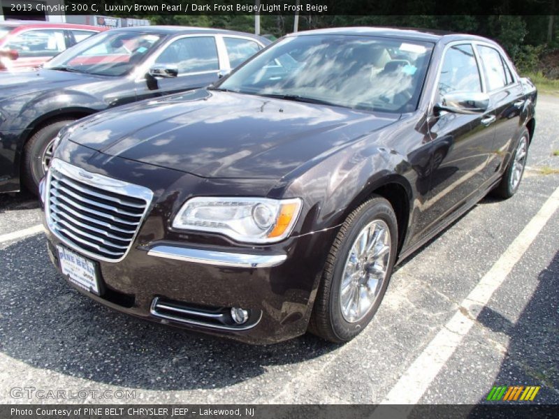 Luxury Brown Pearl / Dark Frost Beige/Light Frost Beige 2013 Chrysler 300 C