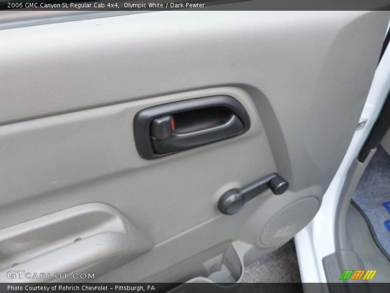 Olympic White / Dark Pewter 2006 GMC Canyon SL Regular Cab 4x4