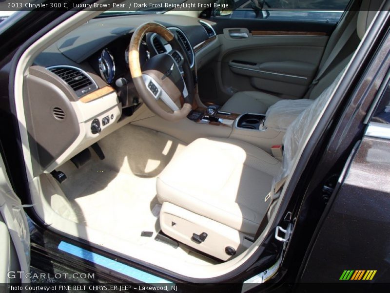Luxury Brown Pearl / Dark Frost Beige/Light Frost Beige 2013 Chrysler 300 C