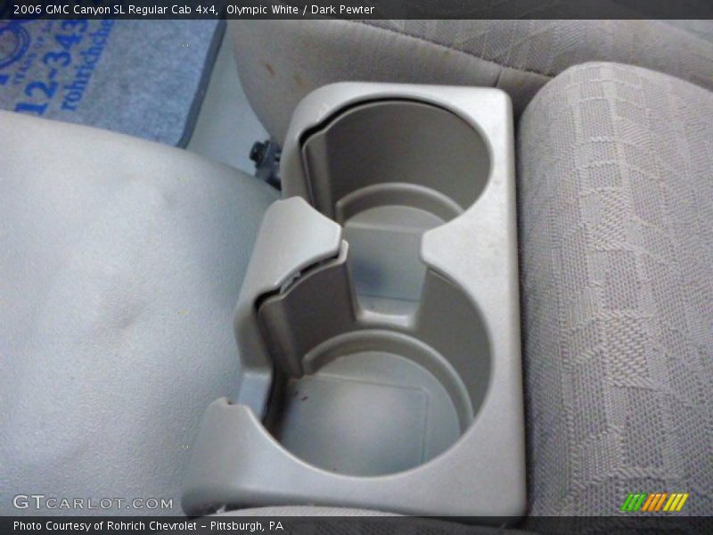 Olympic White / Dark Pewter 2006 GMC Canyon SL Regular Cab 4x4