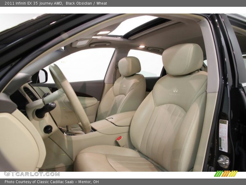 Black Obsidian / Wheat 2011 Infiniti EX 35 Journey AWD