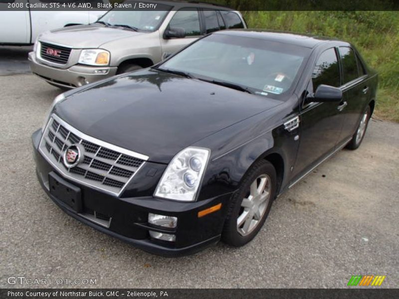 Black Raven / Ebony 2008 Cadillac STS 4 V6 AWD