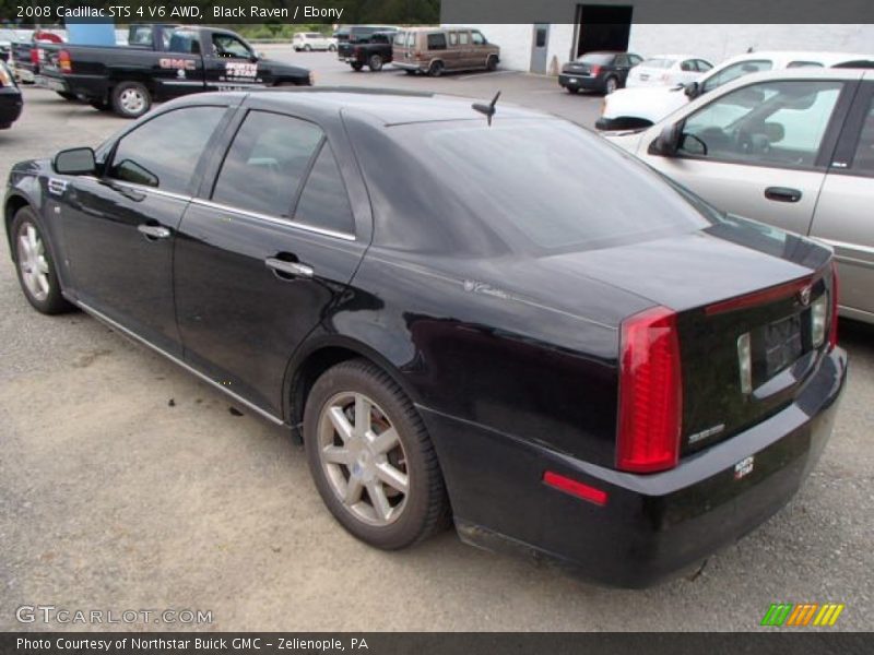 Black Raven / Ebony 2008 Cadillac STS 4 V6 AWD