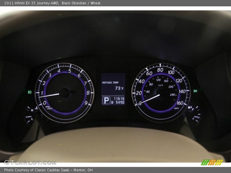 Black Obsidian / Wheat 2011 Infiniti EX 35 Journey AWD