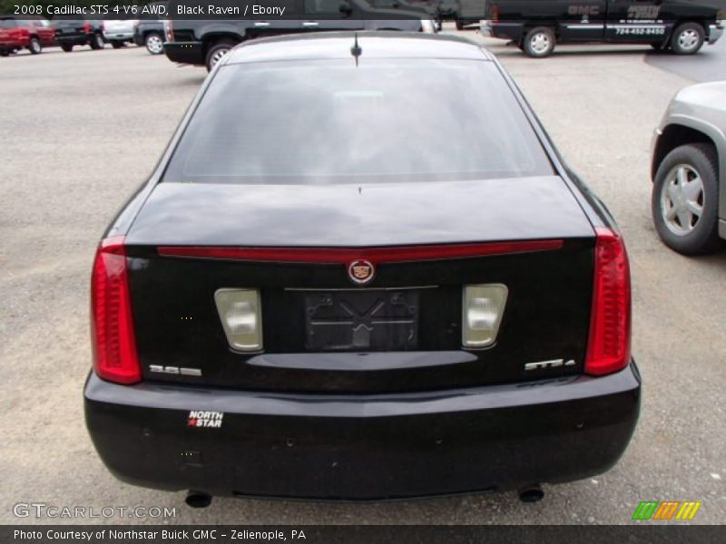 Black Raven / Ebony 2008 Cadillac STS 4 V6 AWD