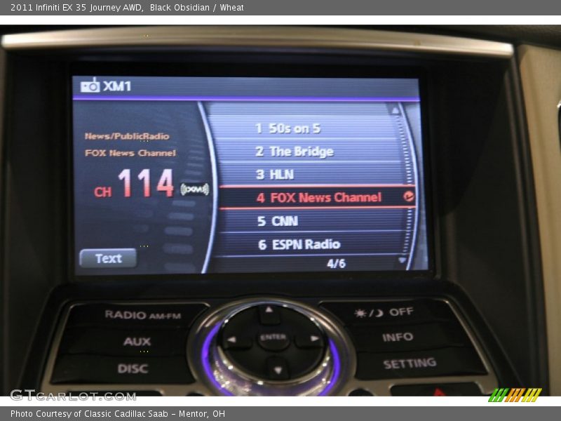 Black Obsidian / Wheat 2011 Infiniti EX 35 Journey AWD