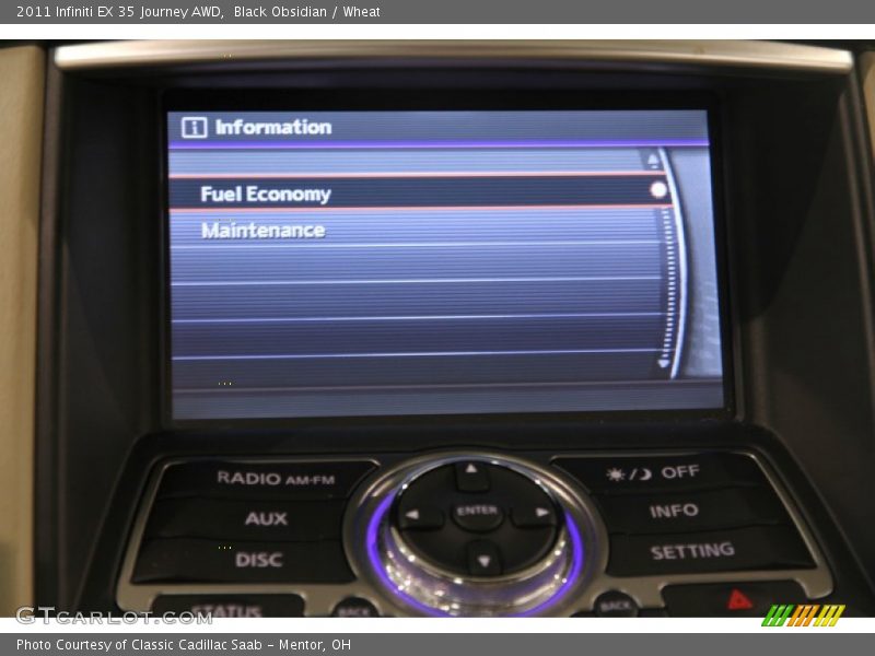 Black Obsidian / Wheat 2011 Infiniti EX 35 Journey AWD