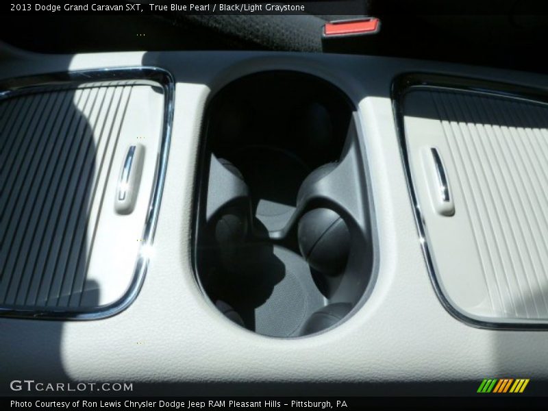 True Blue Pearl / Black/Light Graystone 2013 Dodge Grand Caravan SXT