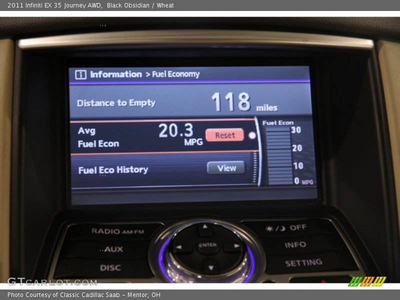 Black Obsidian / Wheat 2011 Infiniti EX 35 Journey AWD