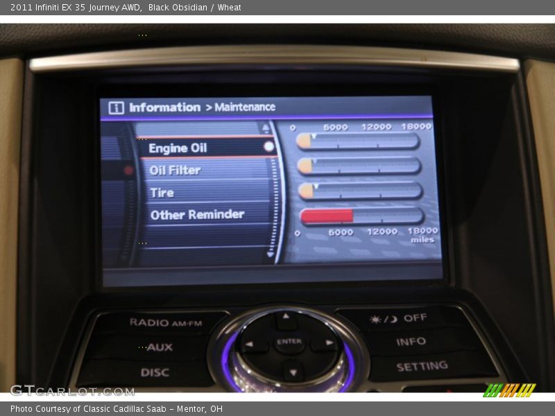 Black Obsidian / Wheat 2011 Infiniti EX 35 Journey AWD