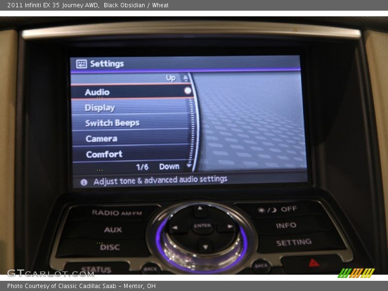 Black Obsidian / Wheat 2011 Infiniti EX 35 Journey AWD