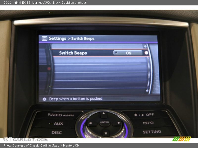 Black Obsidian / Wheat 2011 Infiniti EX 35 Journey AWD