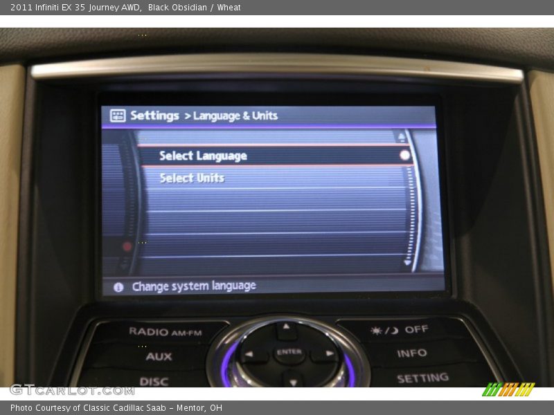 Black Obsidian / Wheat 2011 Infiniti EX 35 Journey AWD