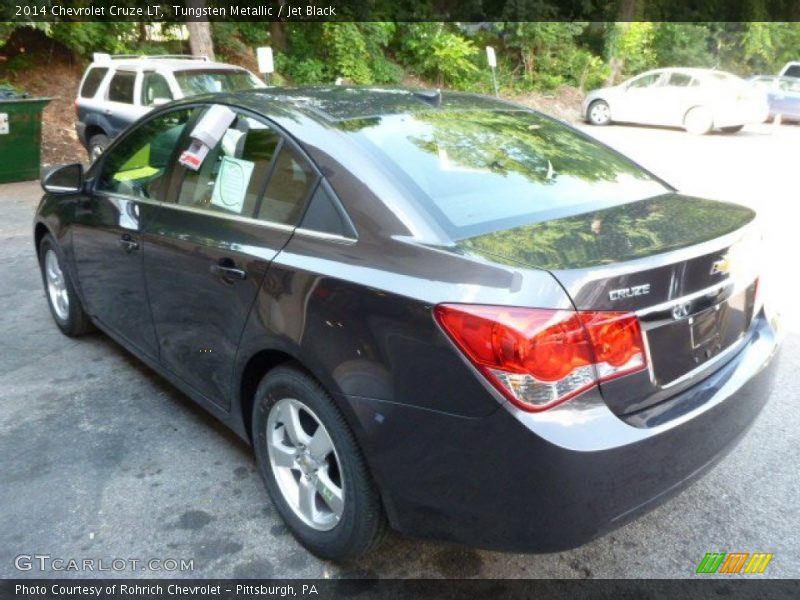 Tungsten Metallic / Jet Black 2014 Chevrolet Cruze LT
