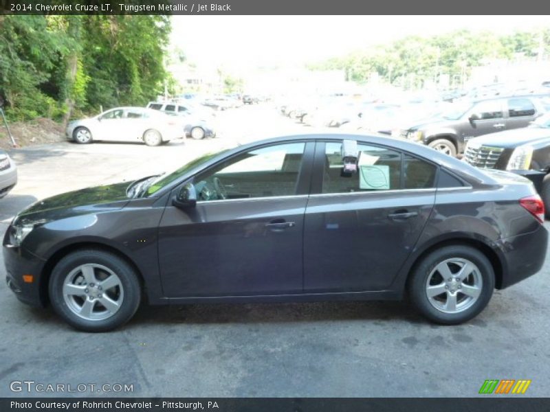 Tungsten Metallic / Jet Black 2014 Chevrolet Cruze LT